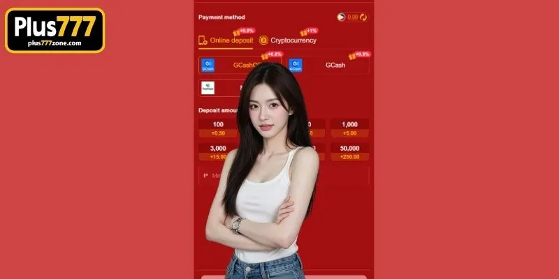 Mag deposit sa PLUS777 gamit ang GCash o Maya